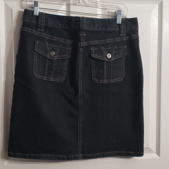 ANN TAYLOR DENIM SKIRT - Picture 3 of 4